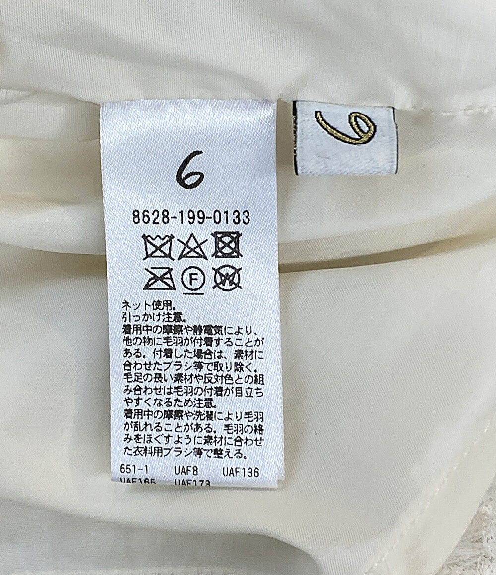6(ROKU) ロク チュールニットカーディガン 8628-199-0133 レディース SIZE -