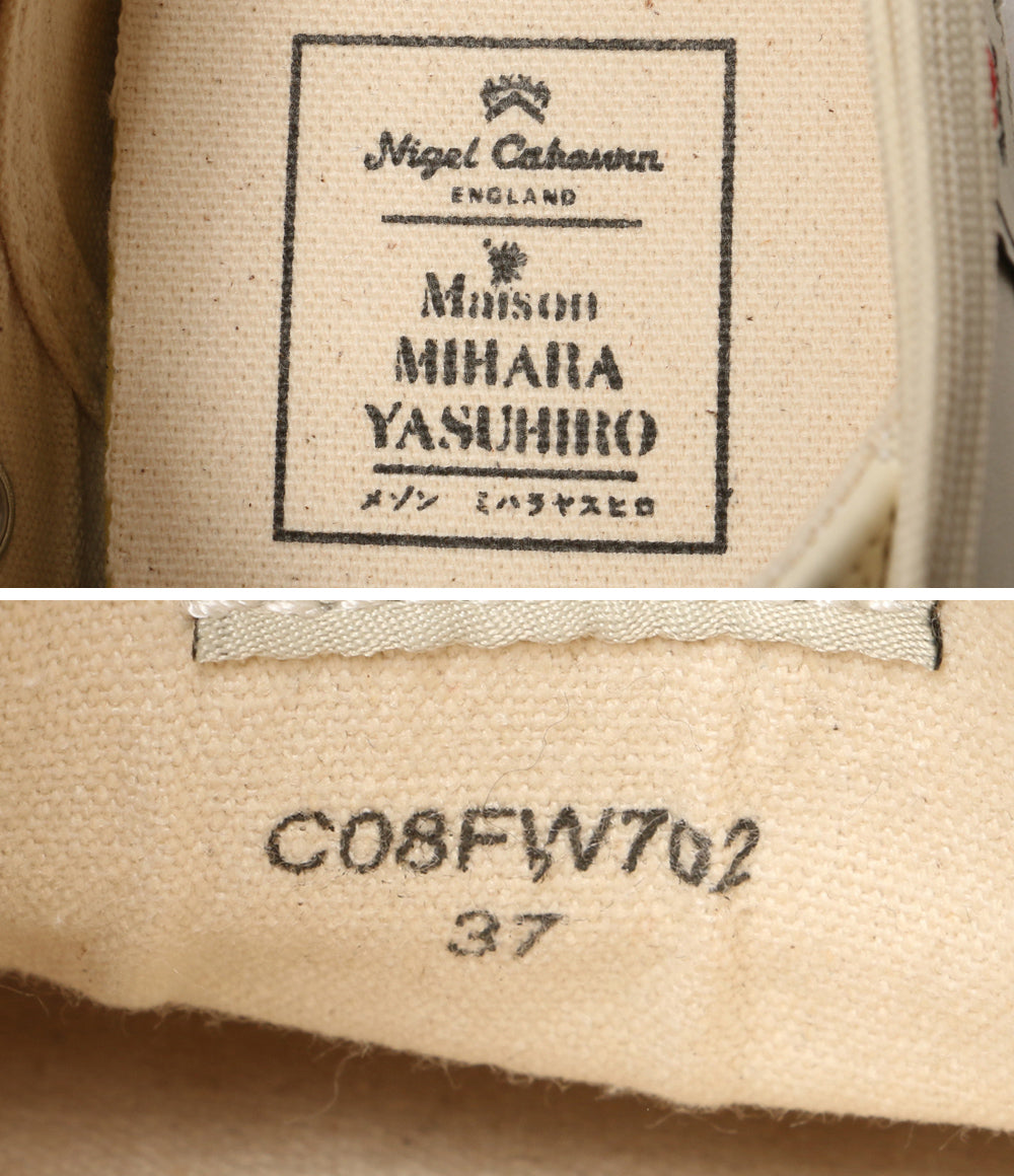 MAISON MIHARA YASUHIRO×Nigel Cabourn メゾン ミハラヤスヒロ スニーカー SPLIT SNEAKER レディース SIZE 37 ナイジェルケーボン