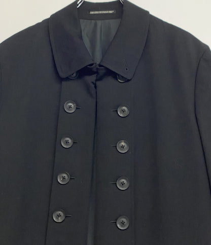YOHJI YAMAMOTO POUR HOMME ウールギャバジンナポレオンコート 19AW HC-J31-100 メンズ SIZE 3 ヨウジヤマモトプールオム