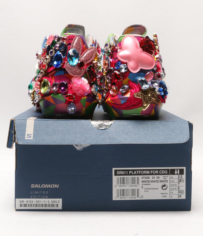 COMME des GARCONS × SALOMON サロモン ビジュースニーカー レディース SIZE 24cm コムデギャルソン