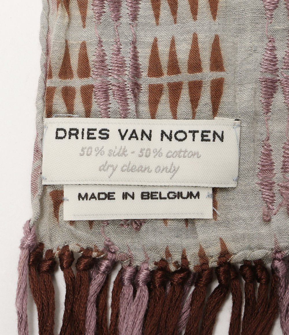 Dress van noten ドリスヴァンノッテン archive シルクコットンストール レディース