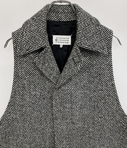 Maison Margiela 10 ヘリンボーンノースリーブコート 20AW メンズ SIZE 44 メゾンマルジェラ