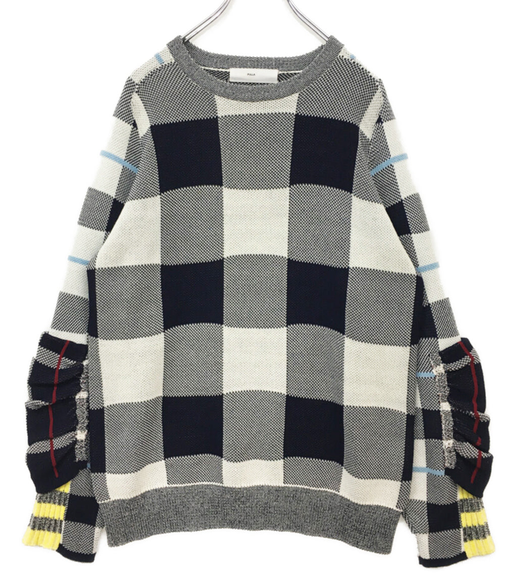TOGA ニット TP01-XN203 Check knit pullover 20SS メンズ SIZE 38 トーガ