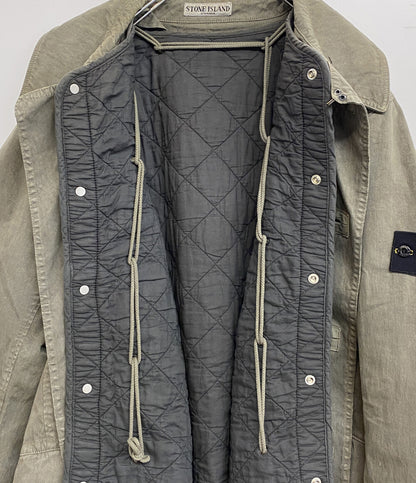 STONE ISLAND コーティング加工ハーフコート 00S メンズ SIZE L ストーンアイランド