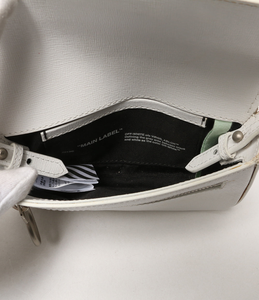 OFF-WHITE ボディバッグ ショルダーバッグ CROSSBODY FLAP メンズ オフホワイト