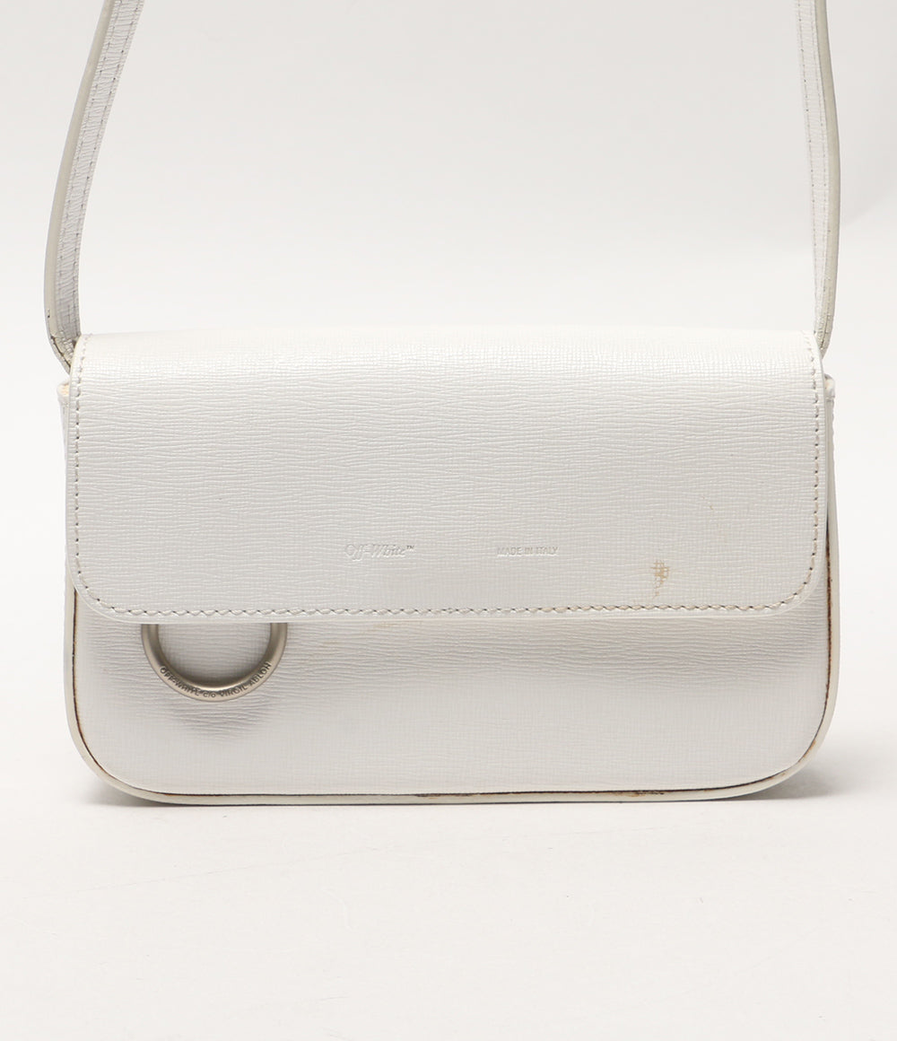 OFF-WHITE ボディバッグ ショルダーバッグ CROSSBODY FLAP メンズ オフホワイト