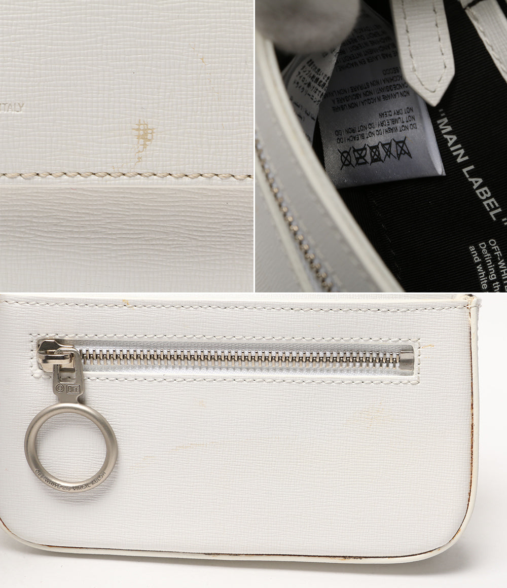OFF-WHITE ボディバッグ ショルダーバッグ CROSSBODY FLAP メンズ オフホワイト