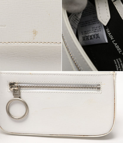 OFF-WHITE ボディバッグ ショルダーバッグ CROSSBODY FLAP メンズ オフホワイト