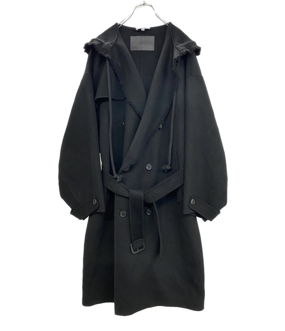 J.W.ANDERSON コート カットオフ ダブルブレスト フーデッドロングコート メンズ SIZE XS ジェイダブリューアンダーソン