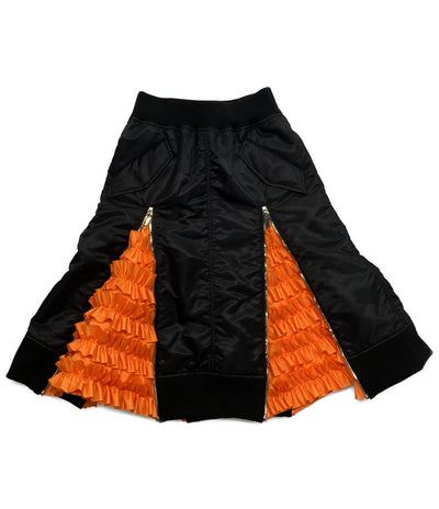 noir kei ninomiya スカート ナイロンツイル 2WAY 24AW 3P-S018 レディース SIZE S ノワールケイニノミヤ