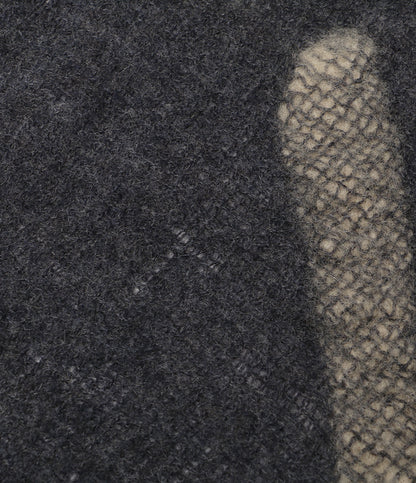 YOHJI YAMAMOTO POUR HOMME 斜めストライプ ウールマフラー 24AW H0-L01-167 メンズ ヨウジヤマモトプールオム