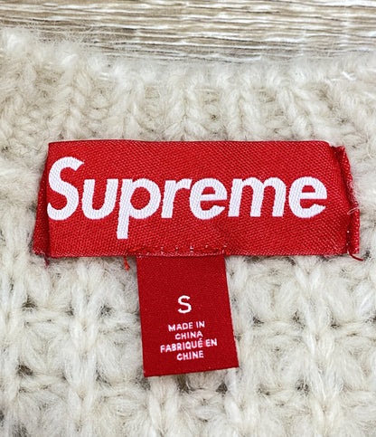 Supreme ニット SMALL BOX LOGO WAFFLE SWEATER 25FW メンズ SIZE S シュプリーム