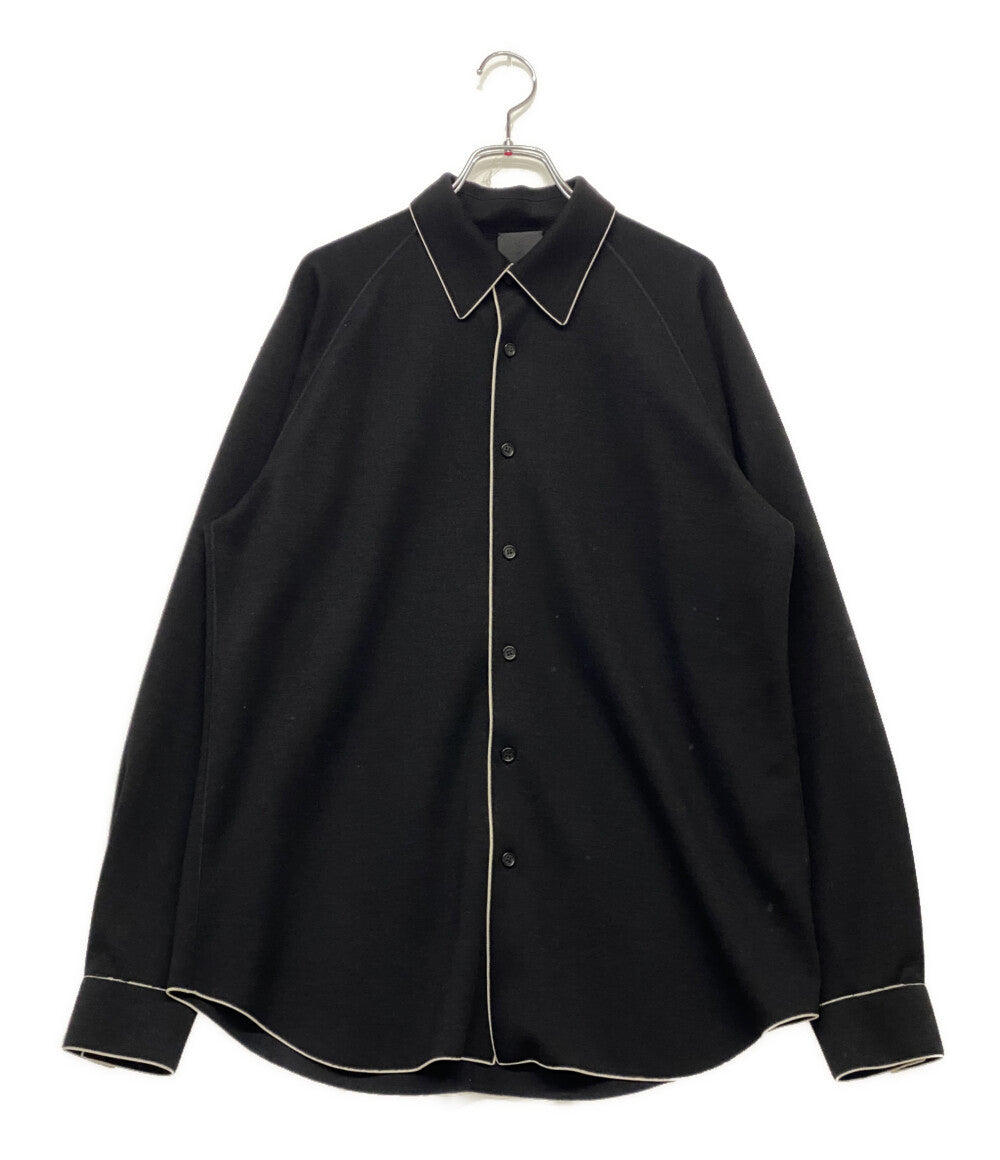 美品 山内 長袖シャツ インコードロック ニットシャツ 25AW メンズ SIZE 3
