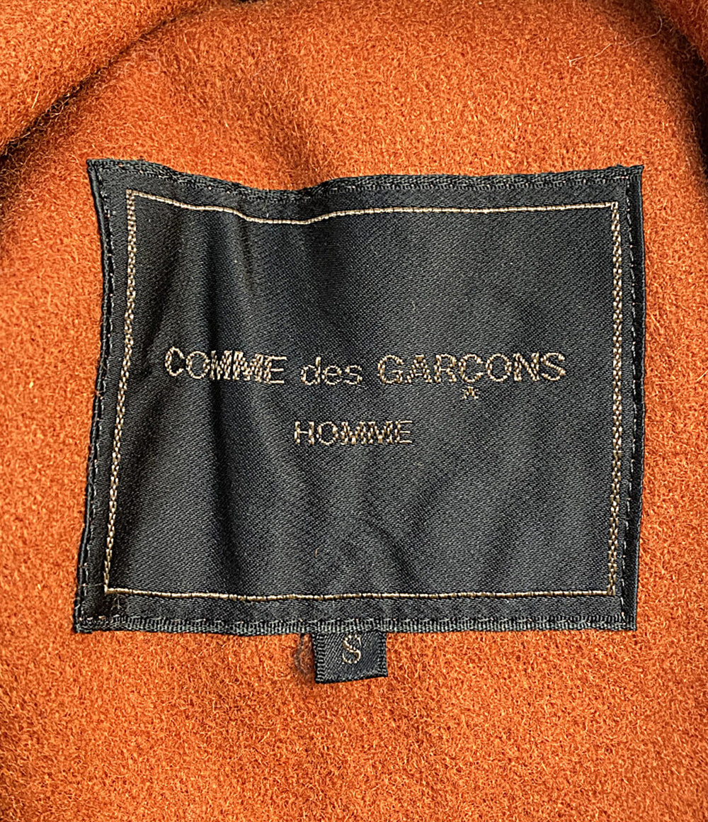 archive／COMME des GARCONS HOMME アーカイブ コムデギャルソンオム ウールダブルコート オレンジ 90AW HC-05007S メンズ SIZE S