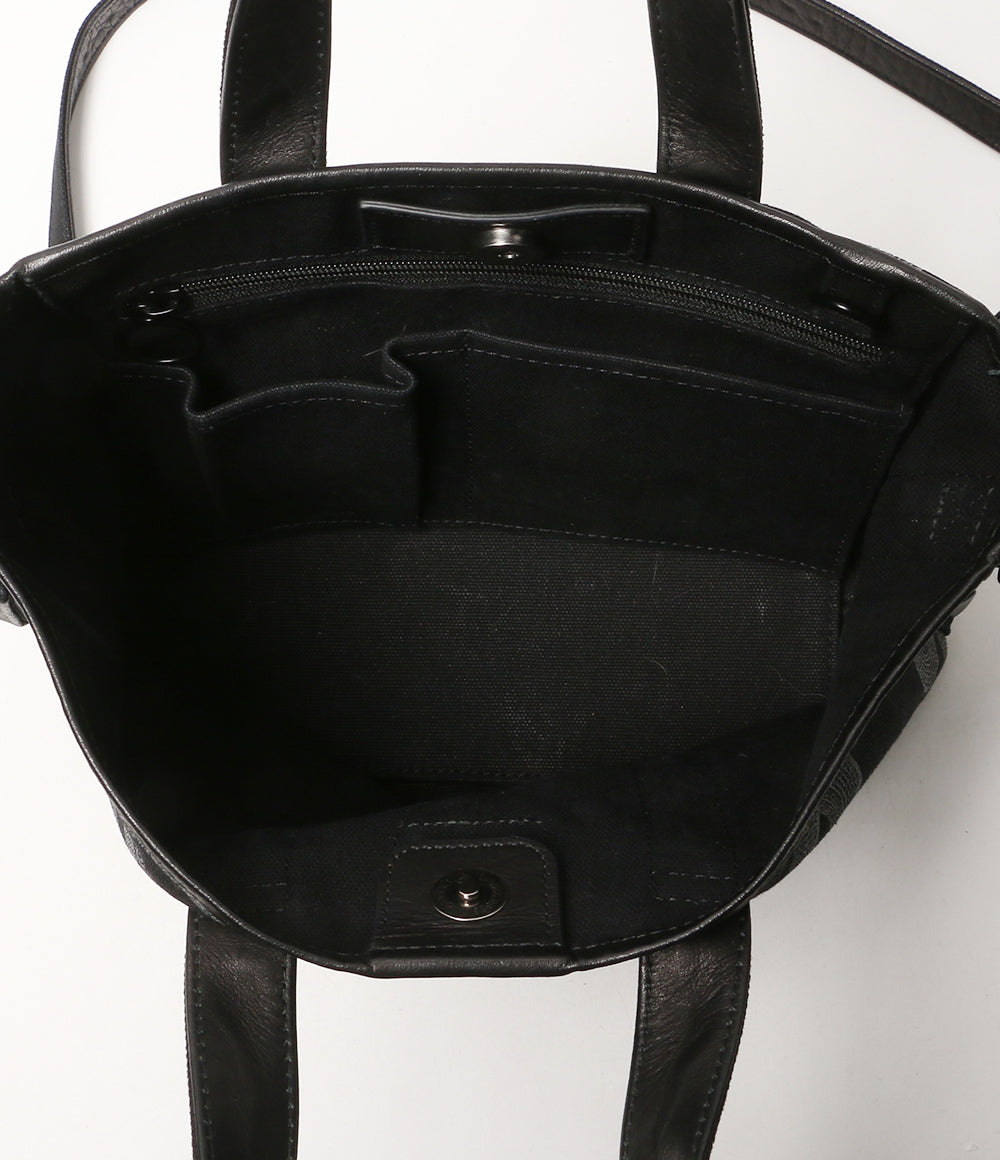 HYSTERIC GLAMOUR トートバッグ SNAKE LOOP柄 STUDS CANVAS TOTE レディース ヒステリックグラマー