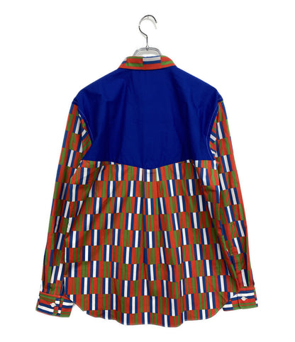 COMME des GARCONS HOMME DEUX 総柄長袖シャツ 25AW DP-B033 メンズ SIZE M コムデギャルソンオム