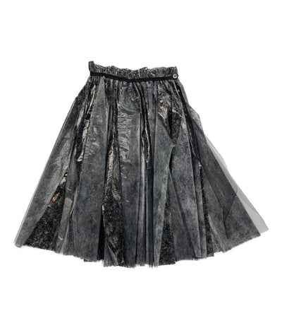 TAO COMME des GARCONS チュールデザインタックフレアスカート 25AW TP-S027 レディース SIZE S タオ コムデギャルソン