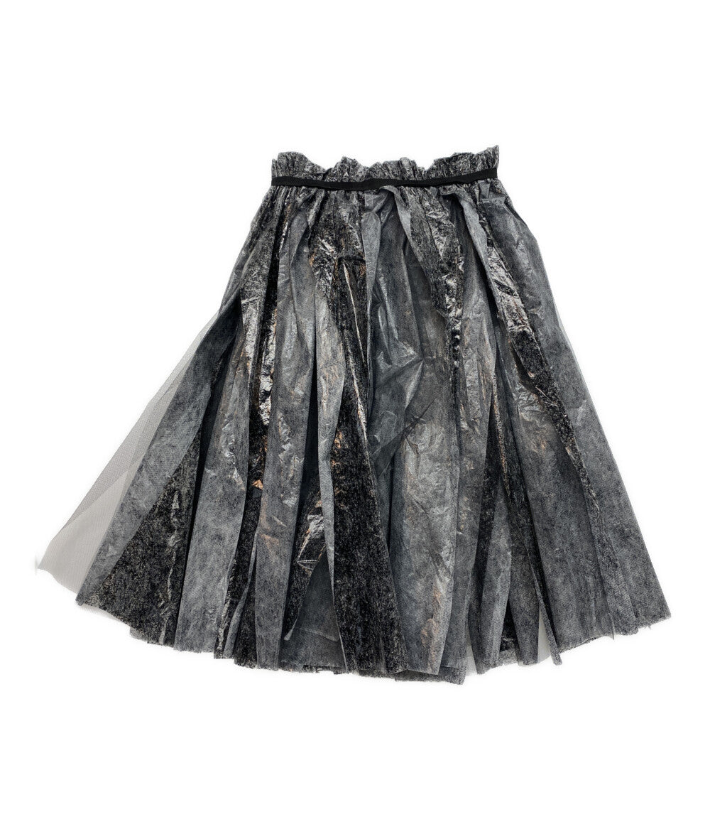 TAO COMME des GARCONS チュールデザインタックフレアスカート 25AW TP-S027 レディース SIZE S タオ コムデギャルソン