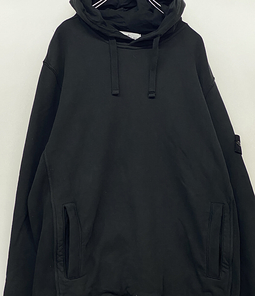 STONE ISLAND ロゴパッチプルオーバーフーディ パーカー 24AW メンズ SIZE XL ストーンアイランド