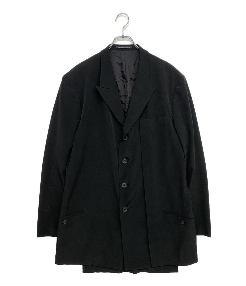 YOHJI YAMAMOTO POUR HOMME テーラードジャケット TA TUXEDO BUTTON DETAIL JACKET 25SS HP-J33-500 メンズ SIZE 2 ヨウジヤマモトプールオム