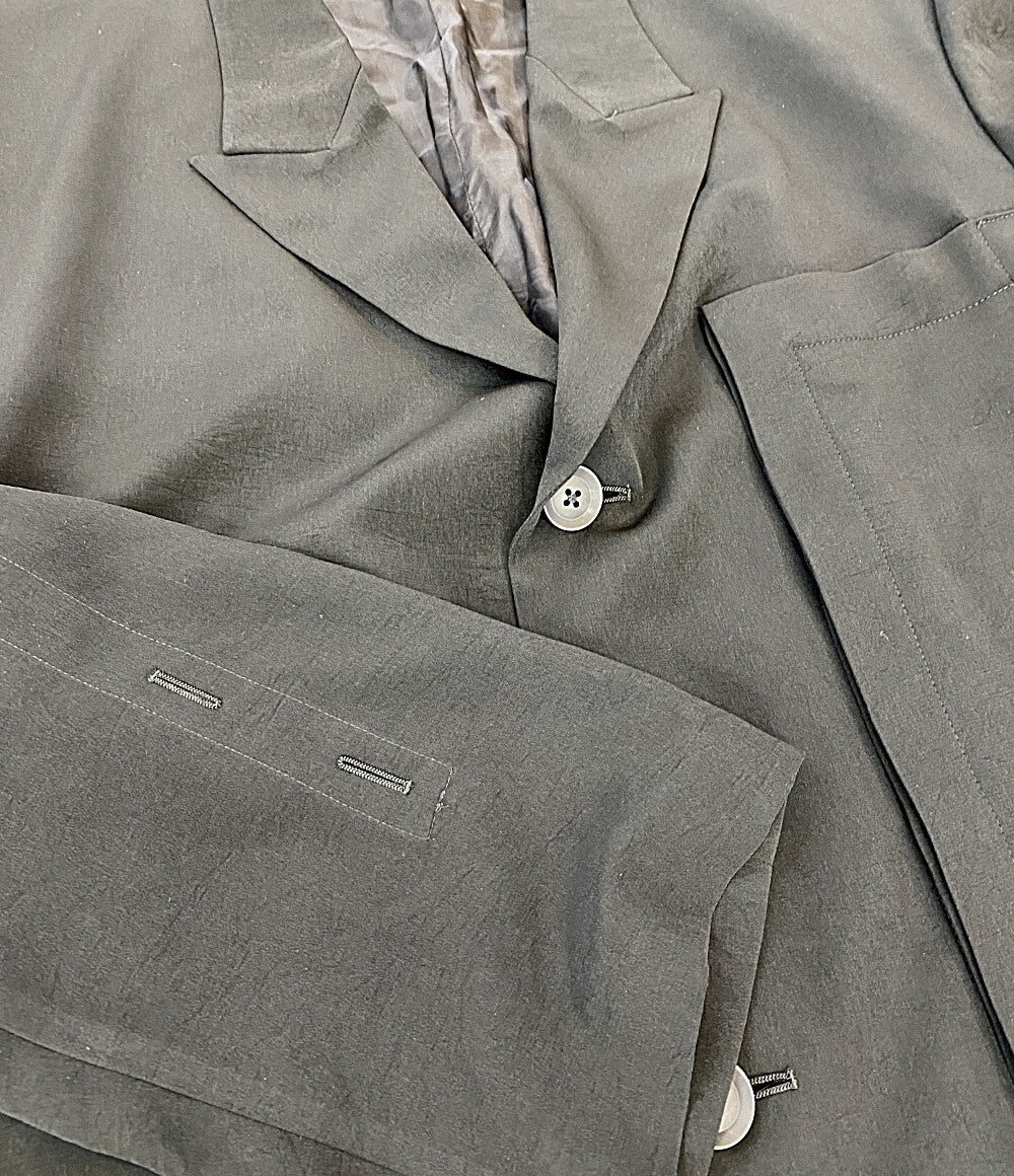 YOHJI YAMAMOTO POUR HOMME テーラードジャケット TA TUXEDO BUTTON DETAIL JACKET 25SS HP-J33-500 メンズ SIZE 2 ヨウジヤマモトプールオム