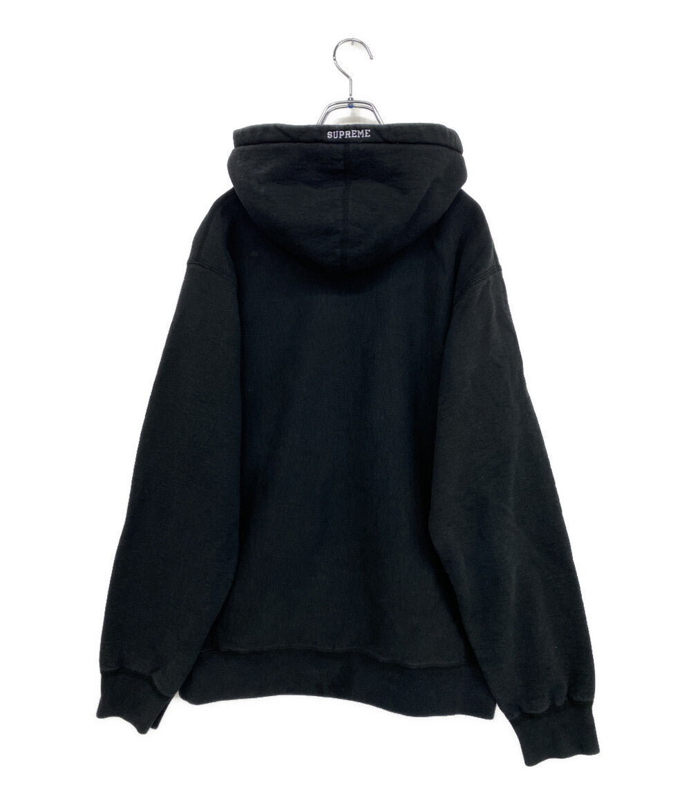 Supreme パーカー キルトレザーS logo Parka メンズ SIZE L シュプリーム