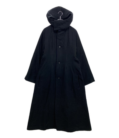 YOHJI YAMAMOTO FEMME コート OVERDYE WOOL VIERA REVERSIBLE COAT 25AW FL-C17-844 レディース SIZE 2 ヨウジヤマモトファム