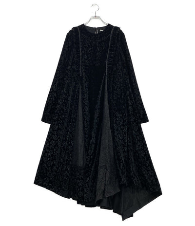 RENLI SU レンリー・スー ベロアフリルワンピース レディース SIZE M