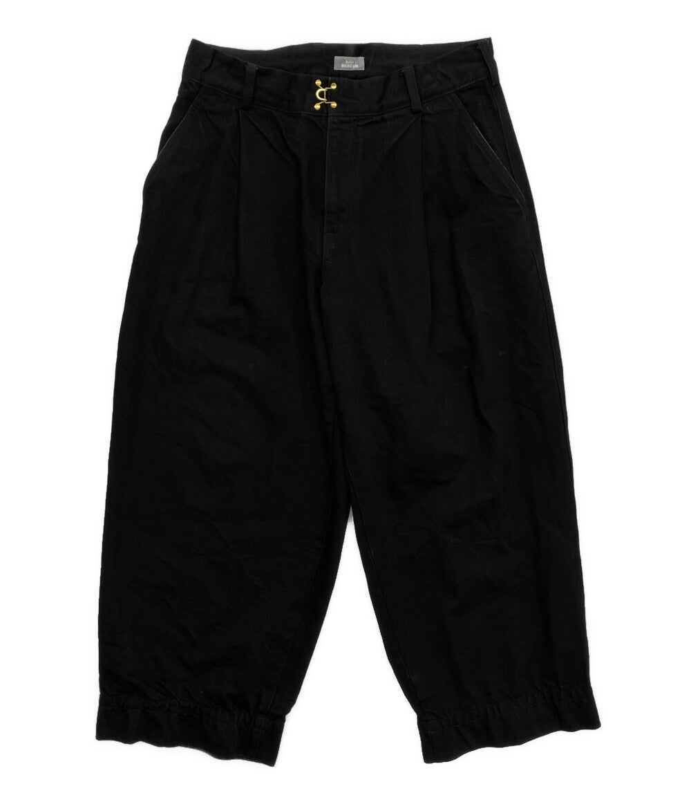 kolor BEACON カラービーコン ブラックデニム テーパードワイドパンツ 25AW メンズ SIZE 1