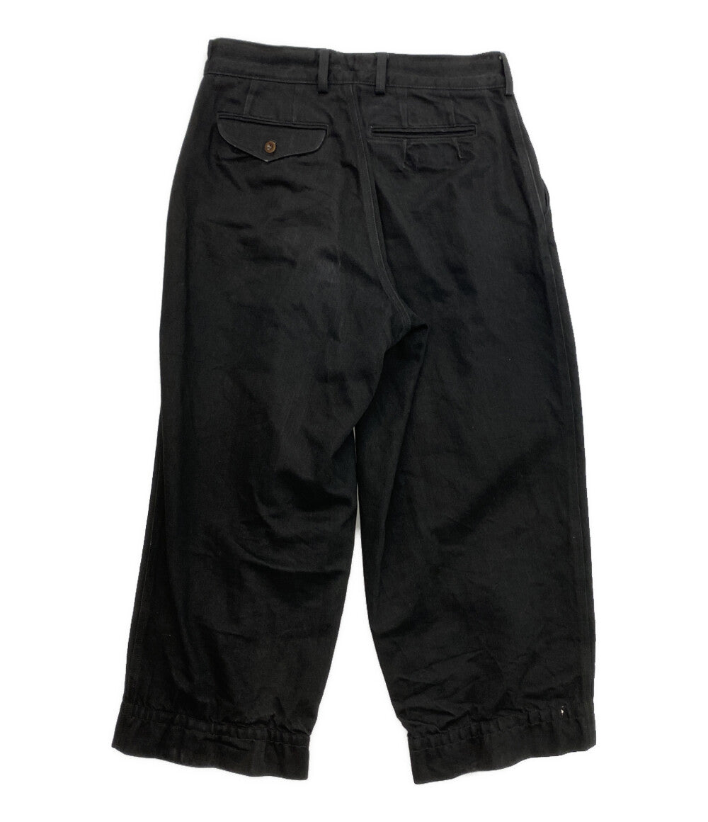 kolor BEACON カラービーコン ブラックデニム テーパードワイドパンツ 25AW メンズ SIZE 1