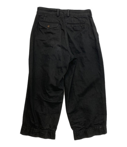 kolor BEACON カラービーコン ブラックデニム テーパードワイドパンツ 25AW メンズ SIZE 1