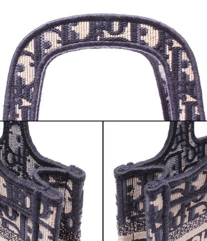 美品 Christian Dior ハンドバッグ トロッター オブリーク ブックトート ミニ レディース クリスチャンディオール