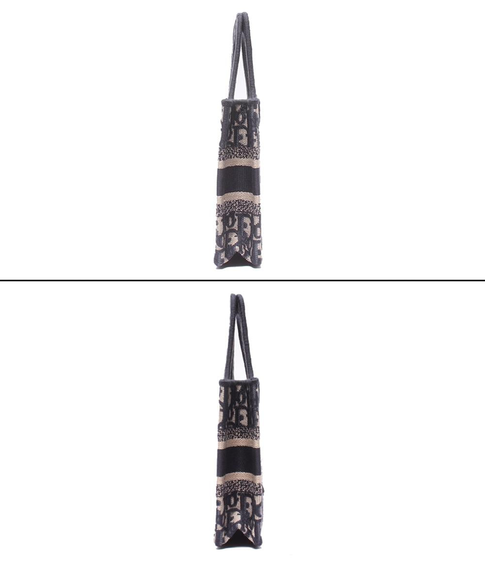 美品 Christian Dior ハンドバッグ トロッター オブリーク ブックトート ミニ レディース クリスチャンディオール
