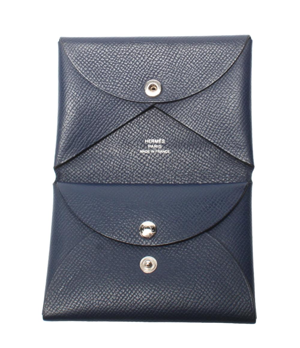 HERMES コインケース カードケース B刻印 シルバー金具 カルヴィデュオ レディース エルメス