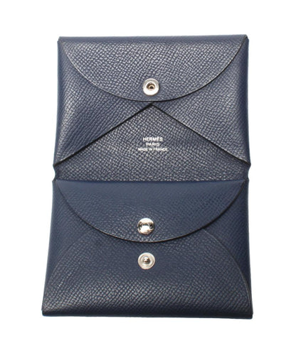 HERMES コインケース カードケース B刻印 シルバー金具 カルヴィデュオ レディース エルメス