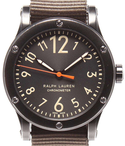 RALPH LAUREN 腕時計 サファリ RL67 クロノメーター 自動巻き ブラック RLR0250900 メンズ ラルフローレン