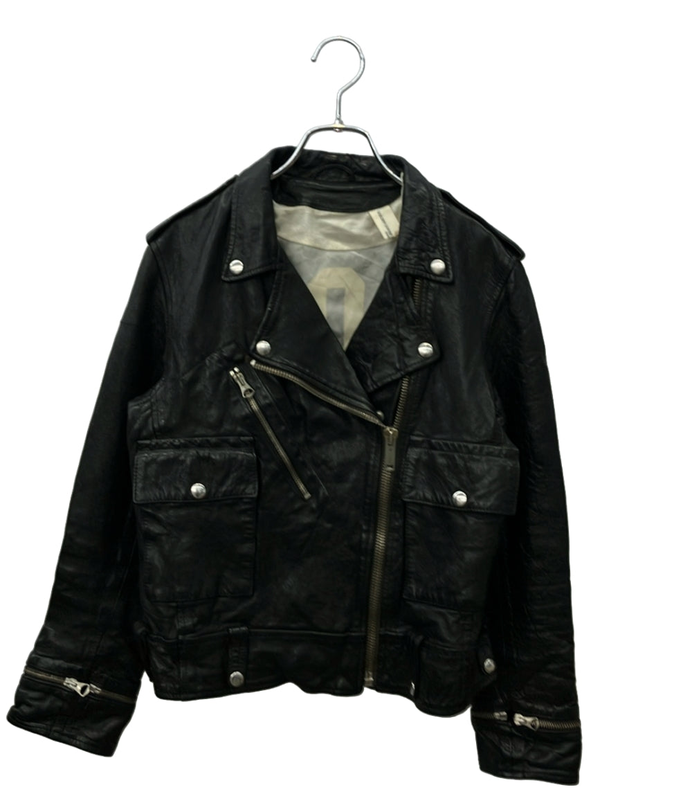 GOLDEN GOOSE DELUXE BRAND ダブルライダースジャケット ヴィンテージ 13-010-510-5320-3-0 レディース SIZE XS
