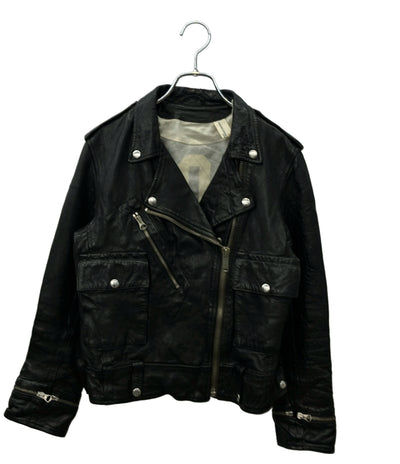 GOLDEN GOOSE DELUXE BRAND ダブルライダースジャケット ヴィンテージ 13-010-510-5320-3-0 レディース SIZE XS