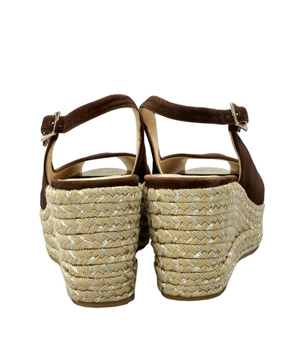 Jimmy Choo ウェッジソールサンダル エスパドリーユスエード レディース SIZE 38 ジミーチュウ