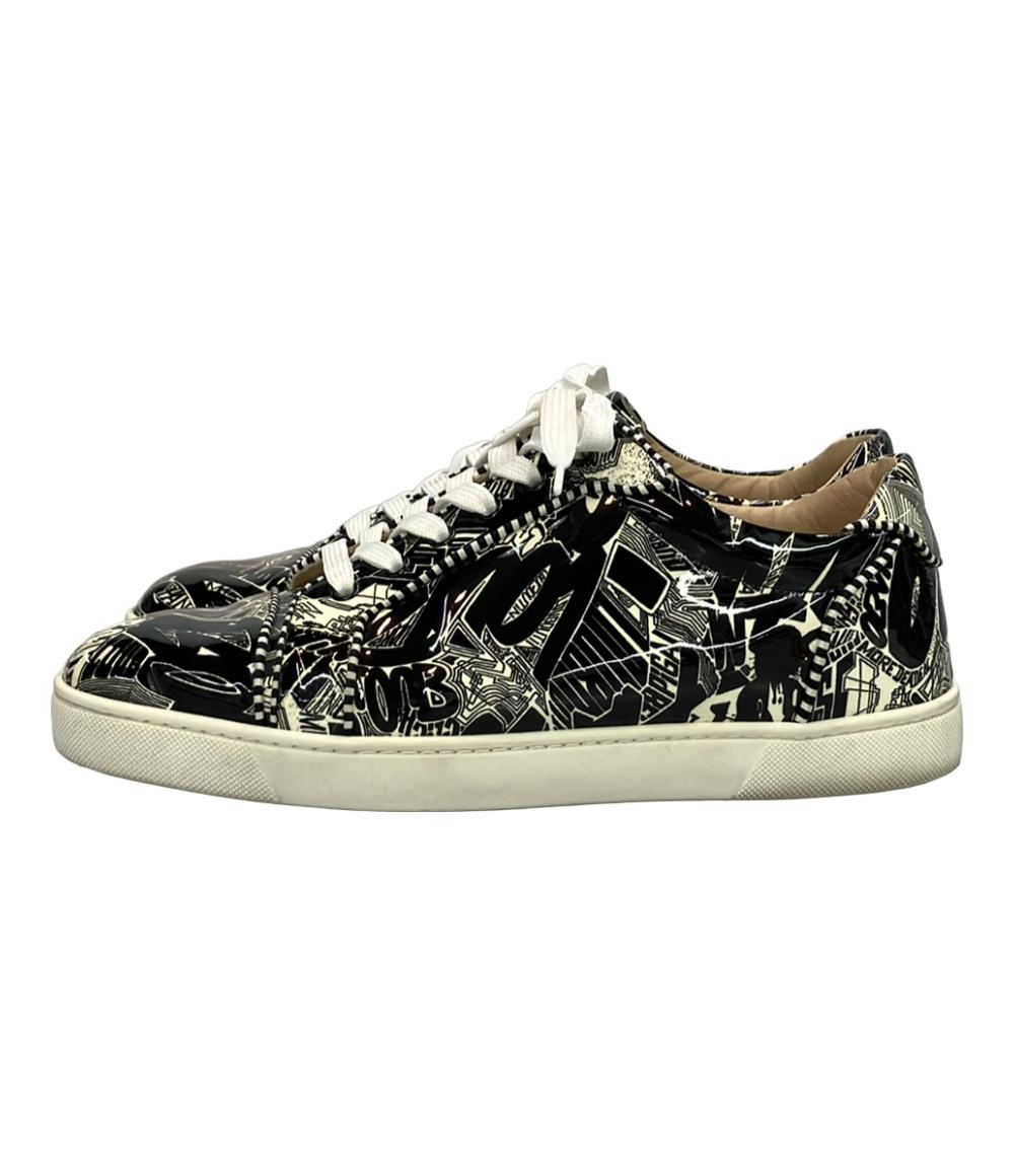 クリスチャンルブタン ローカットスニーカー パテントグラフィック メンズ SIZE 43 (XL) Christian Louboutin