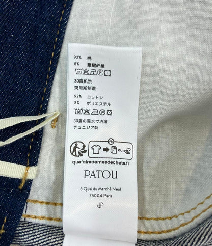 PATOU デニムパンツ アイコニック タグ付き DENIM ICONIC TROUSERS TR0030008602D レディース SIZE 36 (M) パトゥ