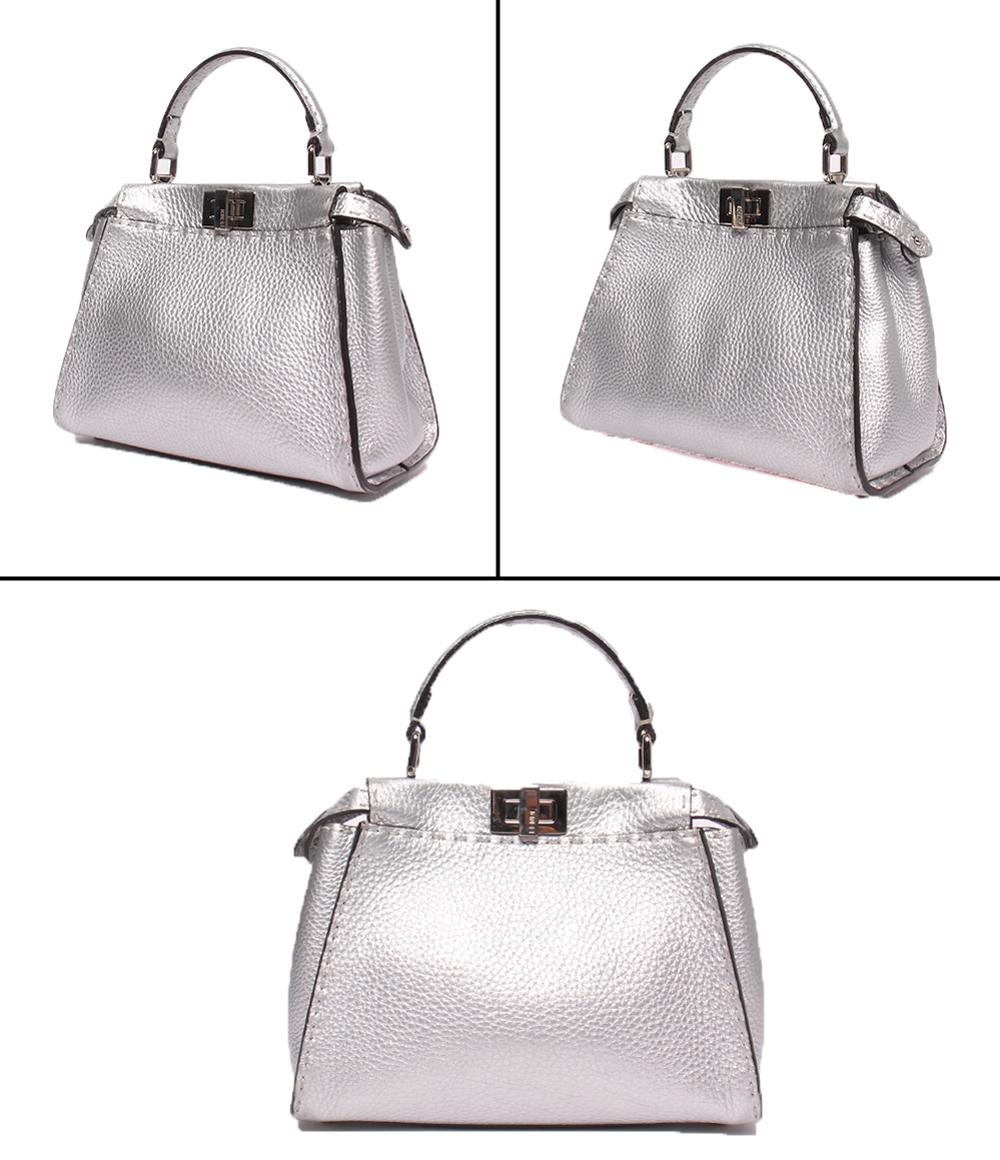 FENDI 2wayハンドバッグ ショルダーバッグ 肩掛け ピーカブー ミニ 8BN244 レディース フェンディ
