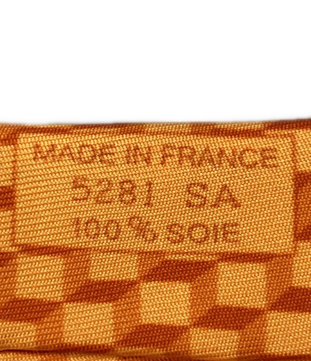 HERMES ネクタイ シルク100% メンズ エルメス