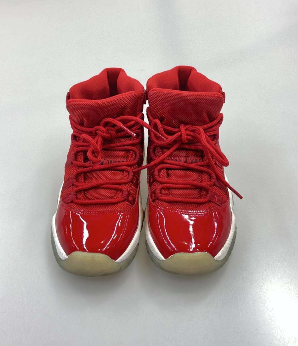 NIKE ミドルカットスニーカー AIR JORDAN 11 RETRO 378038-623 キッズ SIZE 22.5 (M) ナイキ