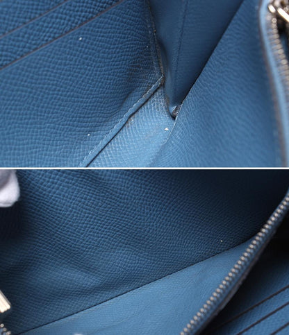 HERMES 長財布 C刻印 シルバー金具 ヴォーエプソン ケリーウォレット レディース エルメス