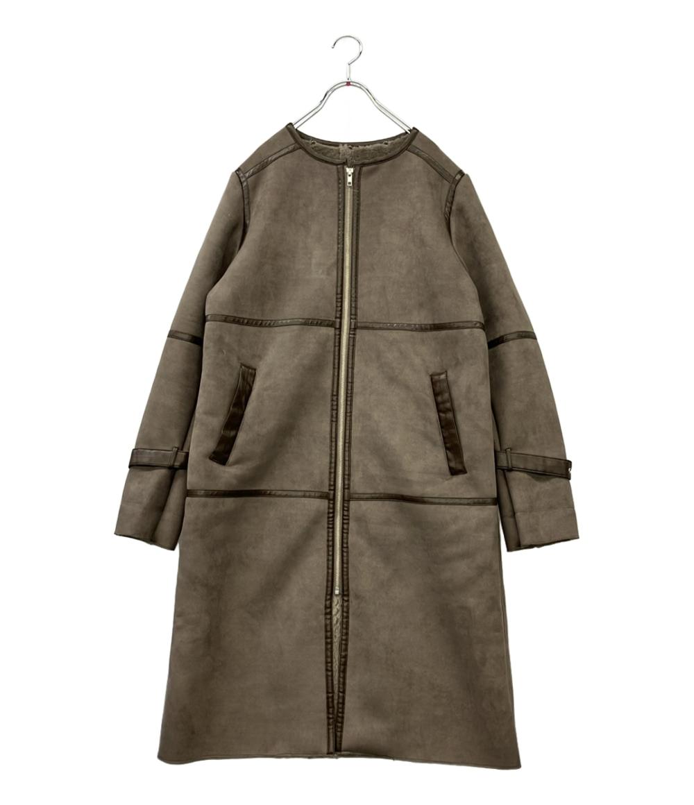 Sov. フェイクムートンコート ファー欠品 0307-330-193A レディース SIZE 38 (M) ソブ