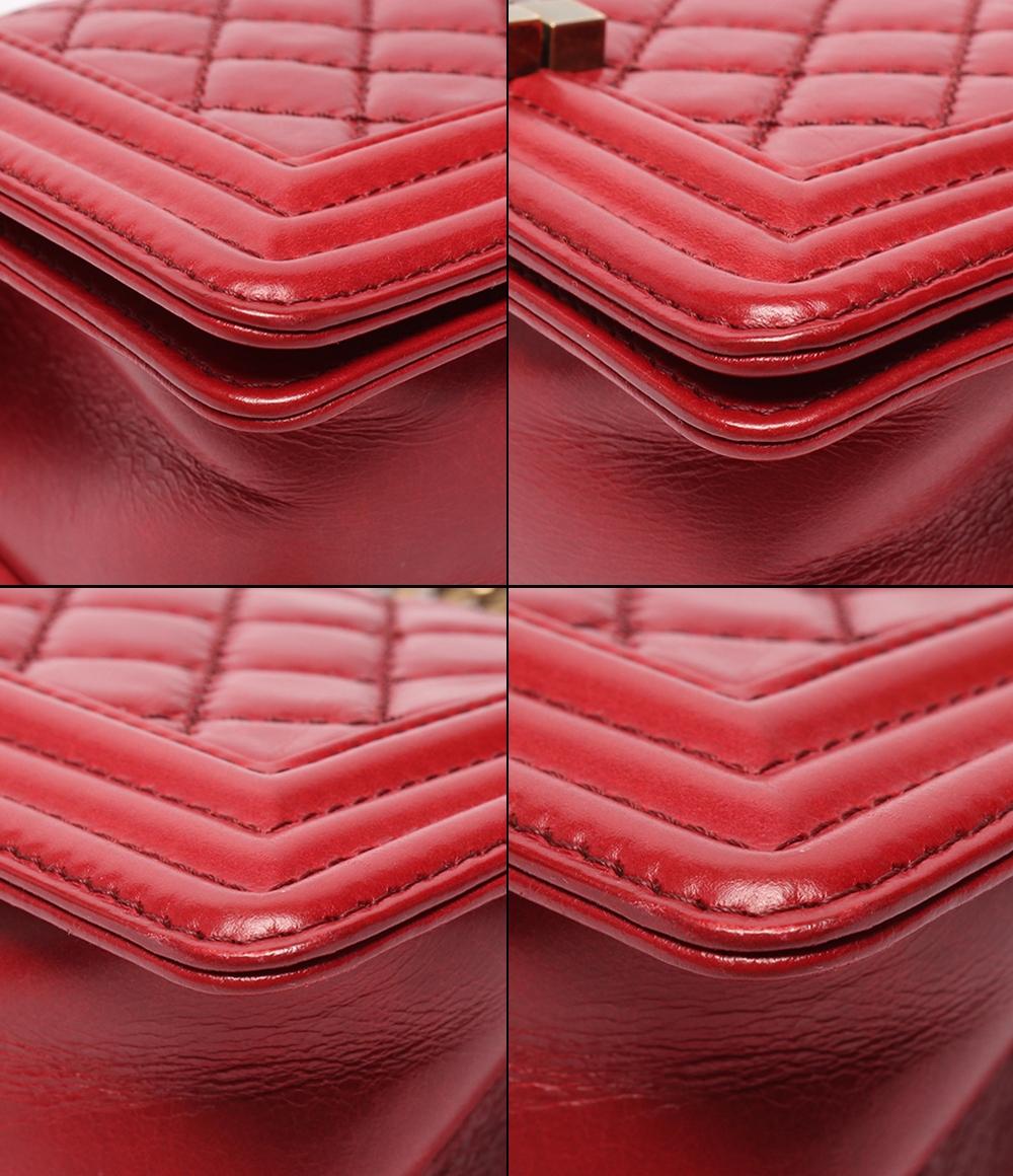 CHANEL チェーンショルダーバッグ ゴールド金具 マトラッセ レディース シャネル ボーイシャネル