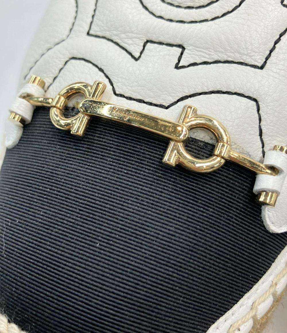 サルヴァトーレフェラガモ スリッポン エスパドリーユ ガンチーニ レディース SIZE 7 (L) Salvatore Ferragamo