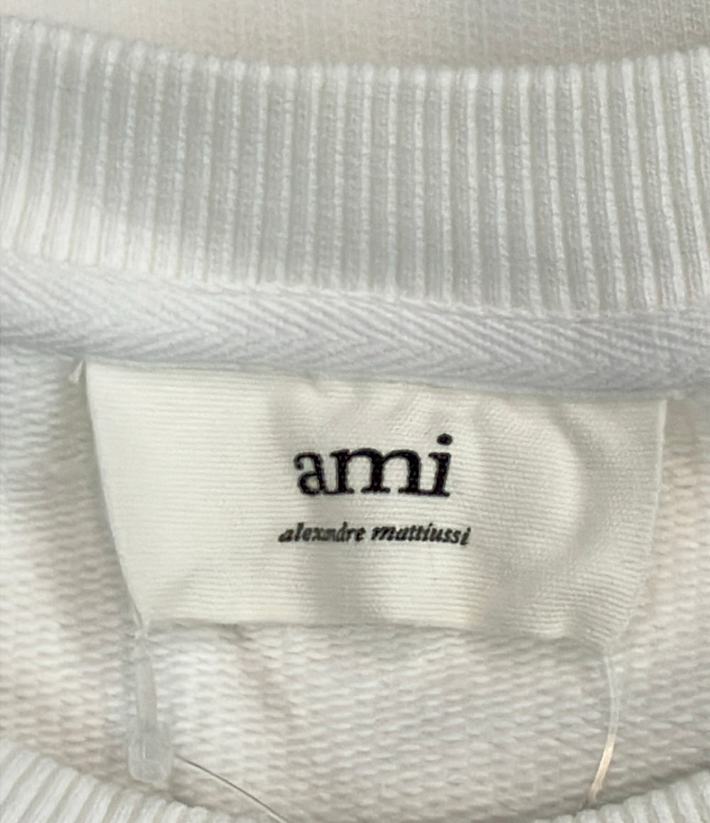 Ami Alexandre Mattiussi ハートロゴ刺繍 クルーネックスウェット メンズ SIZE XL アミ アレクサンドル マテュッシ