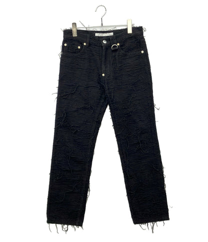 JOHN LAWRENCE SULLIVAN デニムパンツ CRASH DENIM 5POCKET PANTS 2B019-0322-18 メンズ SIZE 44 (S) ジョンローレンスサリバン